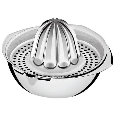Imagem de Espremedor de Frutas Manual Utility em Aço Inox 61107140 com Cone Maior Coador e Trava Prata Tramontina
