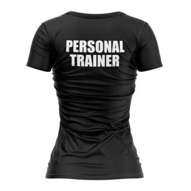 Imagem de Camiseta Feminina Dry Fit BaBy Look Personal Trainer Fitness - CRIEL, 