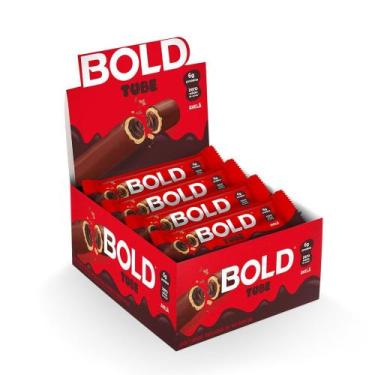 Imagem de BOLD TUBE AVELÃ (Caixa 12 unid.) - BOLD SNACKS