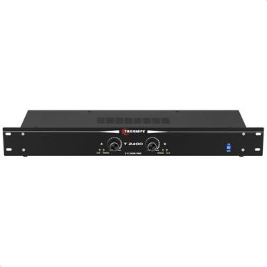 Imagem de Amplificador Profissional Taramps T 2400 Bivolt 400 Watts Rms (2x200w)