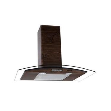 Imagem de Coifa de Parede Nardelli Vidro Curvo Slim 75cm com Filtro de Alumínio e Carvão Ativado 110V