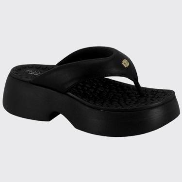 Imagem de Sandália Nuvem Feminina Flatform Confort Modare 7210.206.29292, Preto,