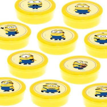 Imagem de Latinha Lembrancinha Festa Minions 2 - 8cm - 20 unidades - Amarelo - R