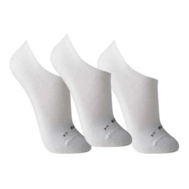 Imagem de Kit 3 Meias LUPO Sport - 03270  Pau a Pique, Branco, M