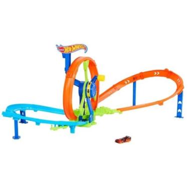 Imagem de Pista Hot Wheels Stunt Tracks Desafio Turbina de Ação Mattel