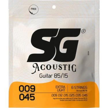 Imagem de Encordoamento sg 009 aco bronze violao aço 0.009-0.045 6684