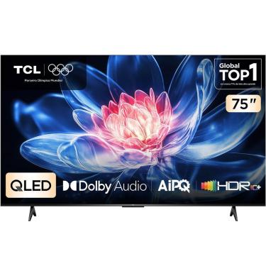 Imagem de Smart TV TCL 75T6C 75 Polegadas 4K UHD QLED Preto Bivolt