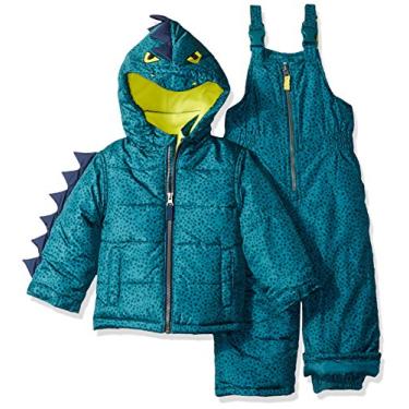 Imagem de Carter's Roupa de neve para meninos, Dinossauro verde, 4