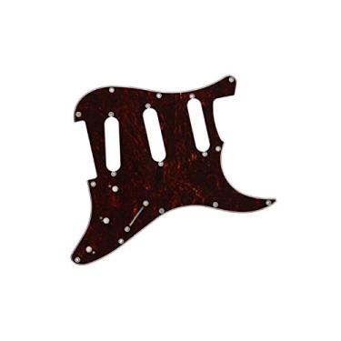 Imagem de Escudo Tortoise com 3 Camadas com Aberturas SSS para Guitarra Stratocaster - DOLPHIN 1727