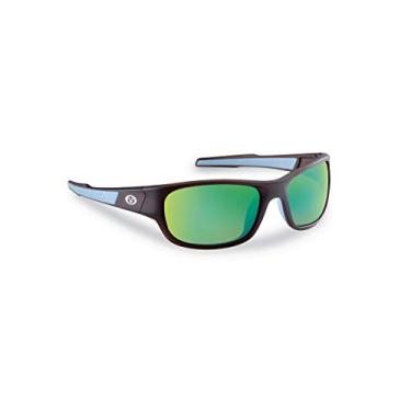Imagem de Flying Fisherman 7877CAG Last Cast Polarized Sunglasses, Brown Frame, Amber-Green Mirror Lens, Large