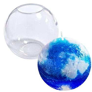 Imagem de Molde esférico de silicone para resina epóxi, fabricação de joias, cera de vela, sabonete caseiro, bomba de banho, peça única de 5 cm