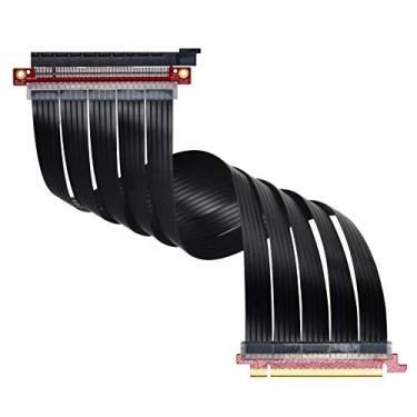 Imagem de SilverStone Technology Cabo universal PCI-Express x16 geração 3.0 flexível de 220 mm com blindagem EMI (SST-RC04B-400)