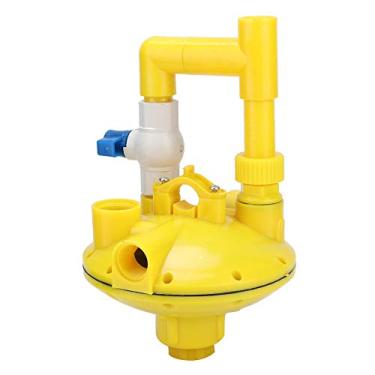 Imagem de Regulador redutor de água, válvula redutora de pressão de 18,5 cm, diâmetro máximo simples de instalar, plástico ABS para frango, peru e aves (tubo redondo)