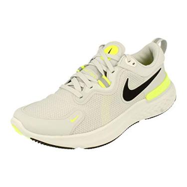 Imagem de Tênis de corrida masculino Nike React Miler, Grey Fog/Black-particle Grey-volt, 8.5