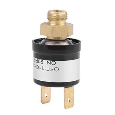 Imagem de Ymiko Interruptor de pressão de ar universal DC12-36V 3A 1/8"-27 NPT 90-150psi Interruptor de compressor de ar de carro opcional (90-110 PSI)