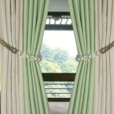 Imagem de 1 peça acessórios para ataduras para ataduras para cortinas suporte para cortinas fivela corda para decoração de casa, café leve, 1 peça