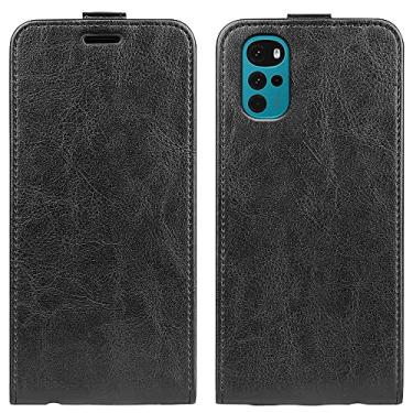 Imagem de YUNCHAO Caixa de telefone Para Motorola Moto G22 4G R64 TEXTURA Única capa de couro de couro vertical capa para celular