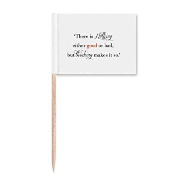 Imagem de There Is Nothing Good Or Bad – Marcador de palito de dente para decoração de festa