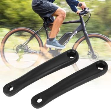 Imagem de Watris Veiyi Braço de manivela de bicicleta, braço de manivela de bicicleta, braço de manivela de corrente única esquerda para bicicleta elétrica, bicicleta dobrável, híbrido, bicicleta de montanha, bicicleta de estrada