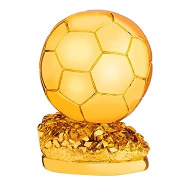 Imagem de Troféus Prêmio Bola De Ouro Da Copa Do Mundo, Troféu Presente De Futebol, Prêmio De Melhor Jogador Jogador Destaque Mr. Football Fan Souvenir (Color : Gold, Size : 15cm)