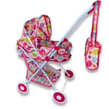 Imagem de Carrinho De Boneca Bebe Reborn Berço Brinquedo Infantil  - Castela - C