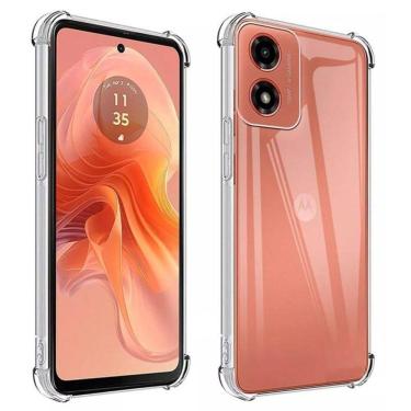 Imagem de Capa Em Gel Air Cushion Para Moto G04 - Transparente