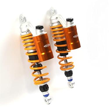 Imagem de Arashi Amortecedores Carregados com Nitrogênio 330 mm/13" Suspensão Traseira Universal para Honda Yamaha Kawasaki Suzuki Sport/Street/Vintage Bikes Acessórios de Motocicleta Ouro 1 Par