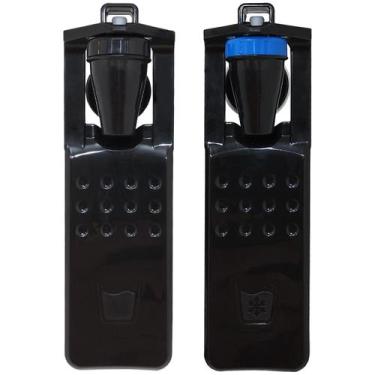 Imagem de Kit Britânia de Torneiras Pretas Acquaplus Natural e Gelada