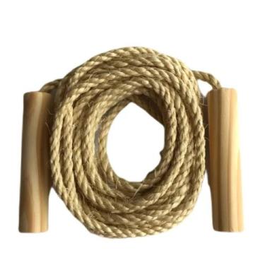 Imagem de Brinquedo corda de pular coletiva infantil 5M de sisal MCC - MCC Brinq