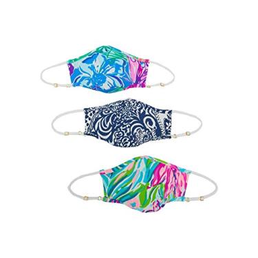 Imagem de Lilly Pulitzer Lilly Adult Face Mask Multi Resort Prints One Size