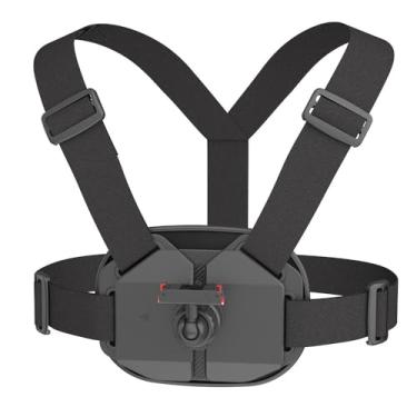 Imagem de NEOSOU Suporte de alça peitoral POV para acessórios Insta360 Ace Pro 2 e X5, arnês vestível com suporte magnético de liberação rápida base adaptadora para Insta 360 Ace Pro suporte de corpo