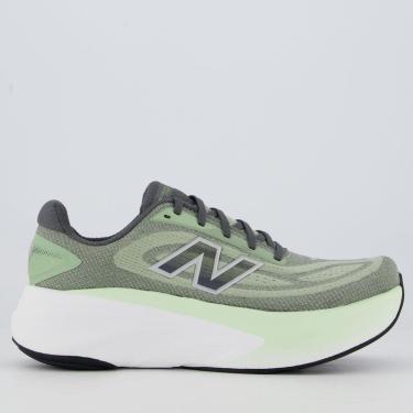 Imagem de Tênis New Balance Fresh Foam X More V6 Verde Claro-Masculino