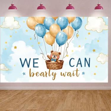 Imagem de Chuveiro Gênero Revelação Recém-Nascido Celebração Pequena Chegada Querida Bem-vindo Pequeno Banner Sweetheart Display Caixa de Presente Infantil Bem-vindo para Festa de Chuveiro Celebração