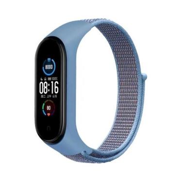 Imagem de Pulseira De Nylon Respirável Para Xiaomi Mi Band 7 6 5 4 3 8, Correia 