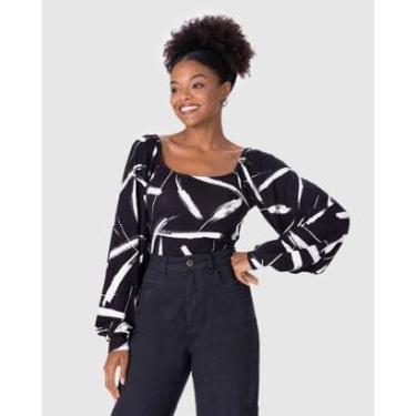 Imagem de Blusa Cropped Malwee Malha Viscose Stretch Feminina-Feminino