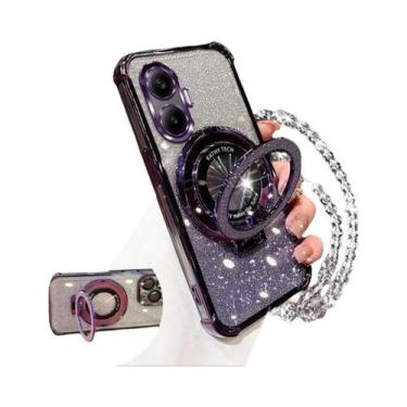 Imagem de Capa De Telefone Airbag Rosa Brilhante Para Xiaomi POCO F7 M7 F7 pro U