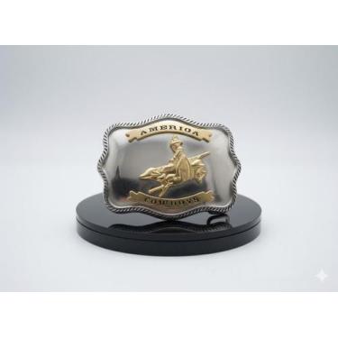 Imagem de Fivela de Cinto Estilo Americano America Cowboys Touro