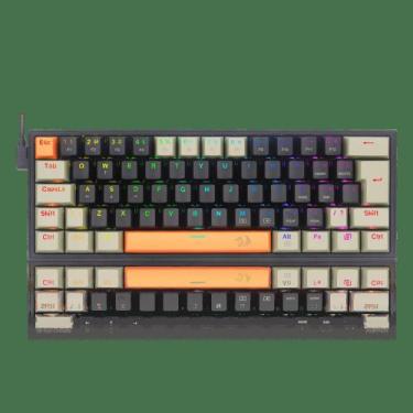 Imagem de TECLADO MECANICO GAMER FIZZ RGB SWITCH BROWN REDRAGON K617-RGB-OG&ampB