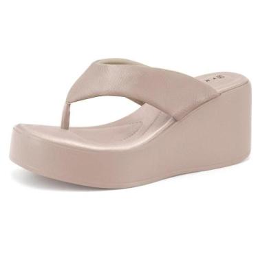 Imagem de Tamanco ramarim ref 2533101 feminino, Bege, 35