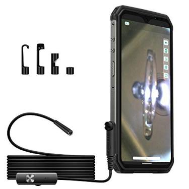 Imagem de Ulefone Endoscópio 3 em 1 à prova d'água IP67 para smartphones Ulefone Power Armor 13/Armor 9, 2 M semi-rígido, câmera dupla, 7 luzes LED