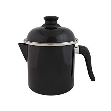 Imagem de Leiteira 16 Esmaltada Preta - 1800 ml - Linha Ewel, Preto