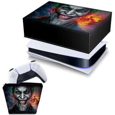 Imagem de Capa PS5 Horizontal Anti Poeira e Case Controle - Coringa Joker