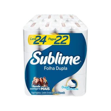 Imagem de Papel Higiênico Folha Dupla Sublime Softys 24 Rolos 30m, 24, 30m