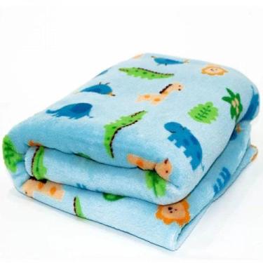 Imagem de Manta Soft Confort Baby 90cm X 110cm  Azul Hazime