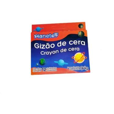 Imagem de Giz de Cera Fino 12 Cores PCT.C/12 - VMP