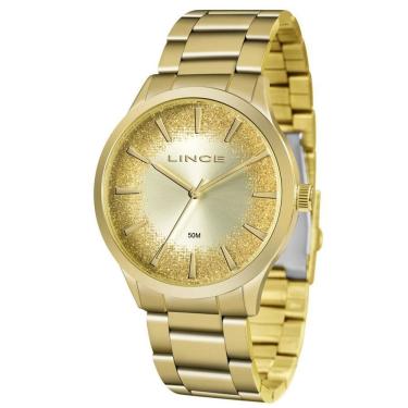 Imagem de Relógio Lince Feminino LRG4593L Fashion Dourado
