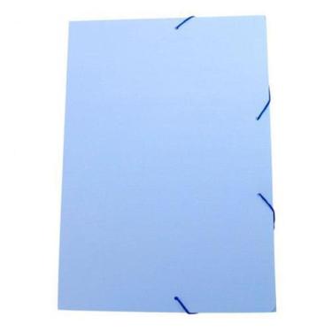 Imagem de Pasta Com Aba Elástico Ofício - Linho Serena - Azul Pastel -