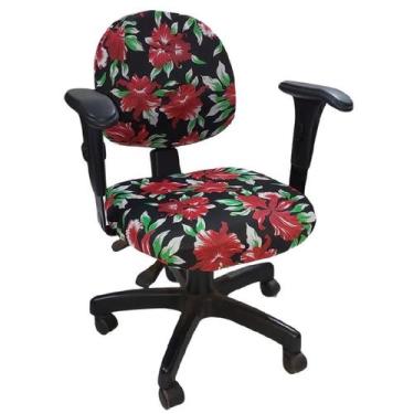 Imagem de Capa Cadeira Escrítório E Longarina Encosto Assento Malha 2P - Ametist