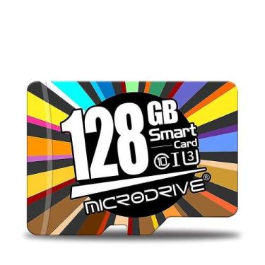Imagem de Leitores de cartões eletrônicos cartão micro sd 128gb cartões de memór