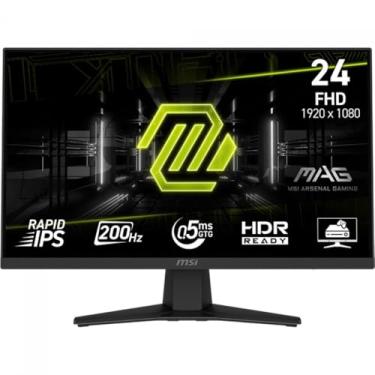 Imagem de Monitor Gamer Msi Mag 244f, 24 Pol, Full Hd, Rapid Ips, 0.5ms, 200hz, 126% Srgb, Freesync Premium, Hdmi/dp